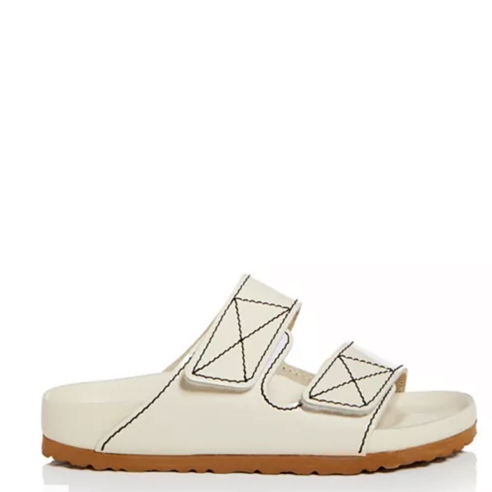 Proenza Schouler x Birkenstock Ecru Arizona Sandals 38 New in Box